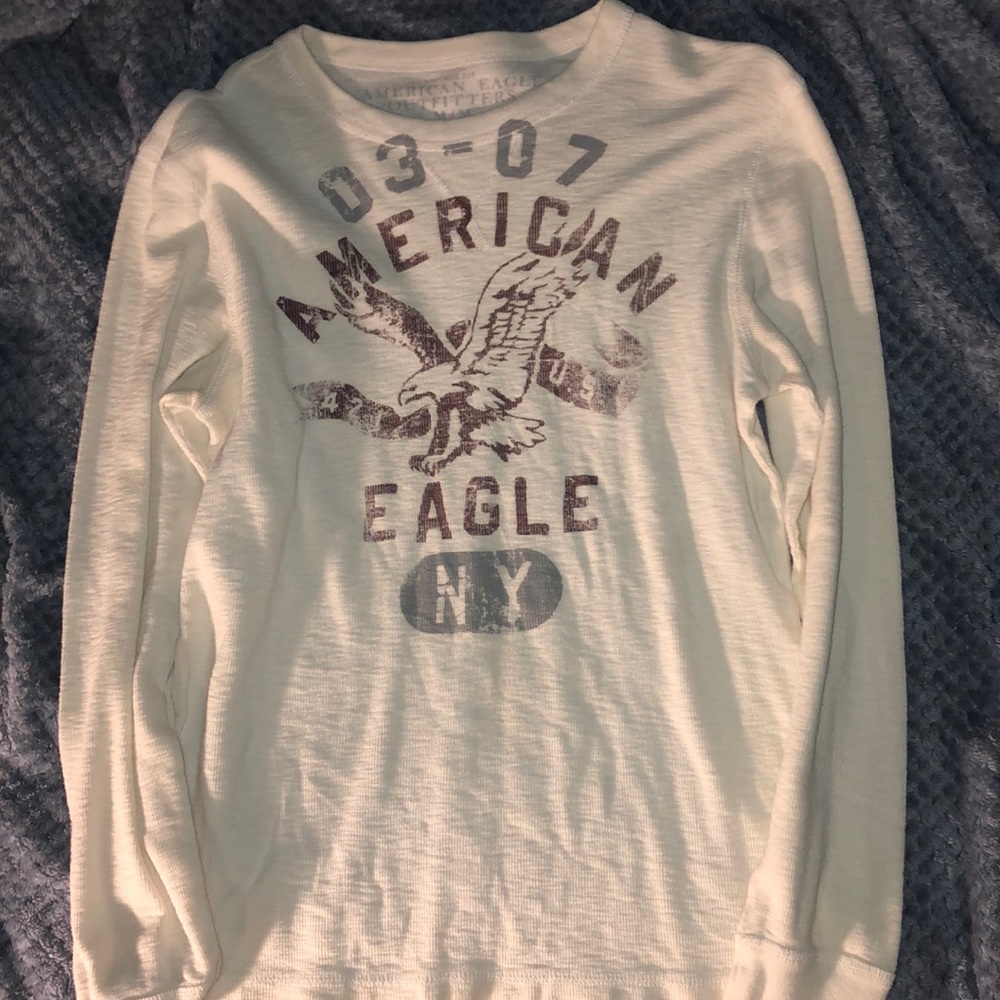 Creme long sleeve T-shirt